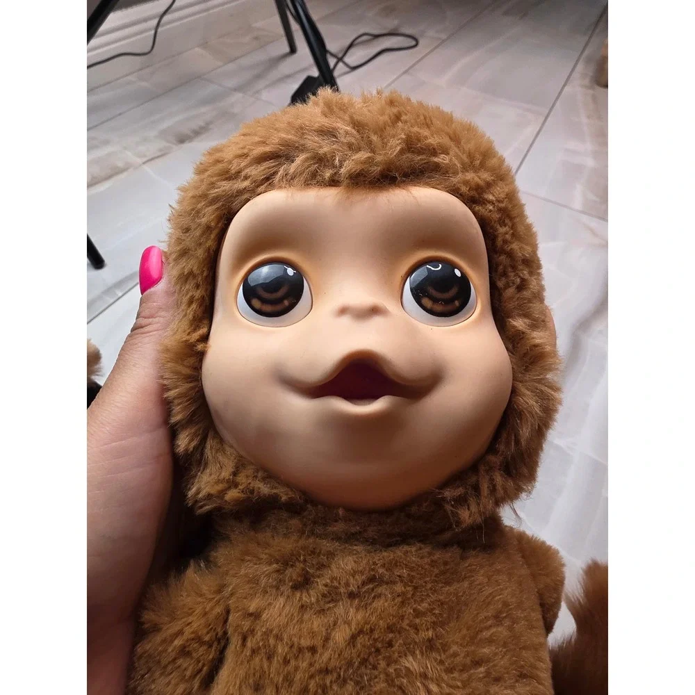 Moose Toys Little Live‎ Pets Mango the Monkey Interactive Plush Brown 2023 26558